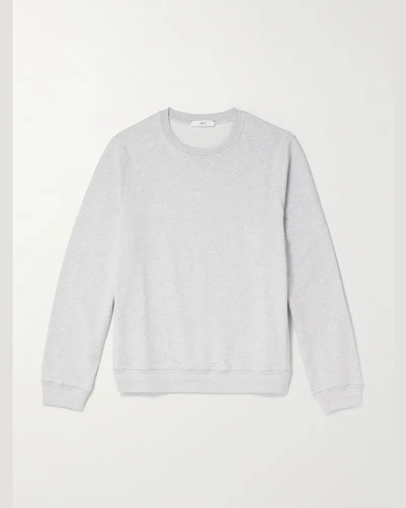 MR P. Sweatshirt aus Baumwoll-Jersey Grau