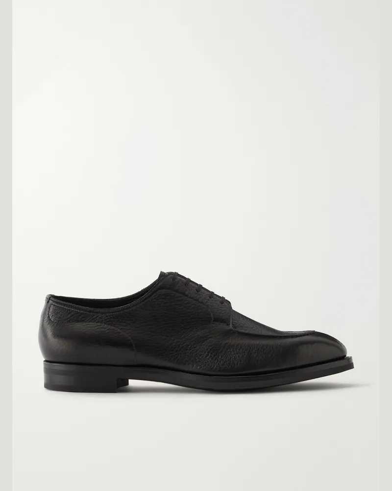 Edward Green Dover Suede Derby Shoes Black