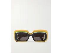 Paula's Ibiza Sonnenbrille mit rechteckigem Rahmen aus Azetat