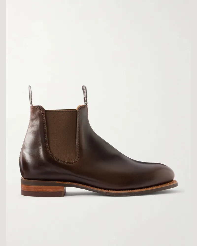 R.M.Williams Turnout Leather Chelsea Boots Brown