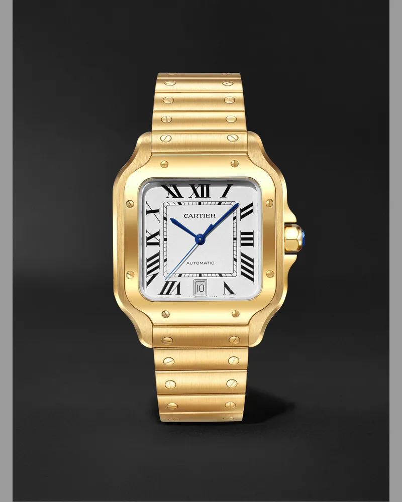 Cartier Santos De 398 Mm Uhr Aus 18 Karat Gold Mit Automatischem Aufzug Ref. Nr.: Wgsa0029