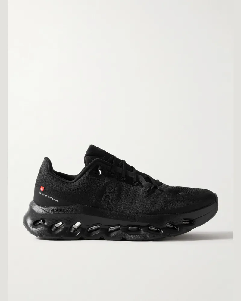 ON Cloudtilt Sneakers aus Stretch-Strick Schwarz