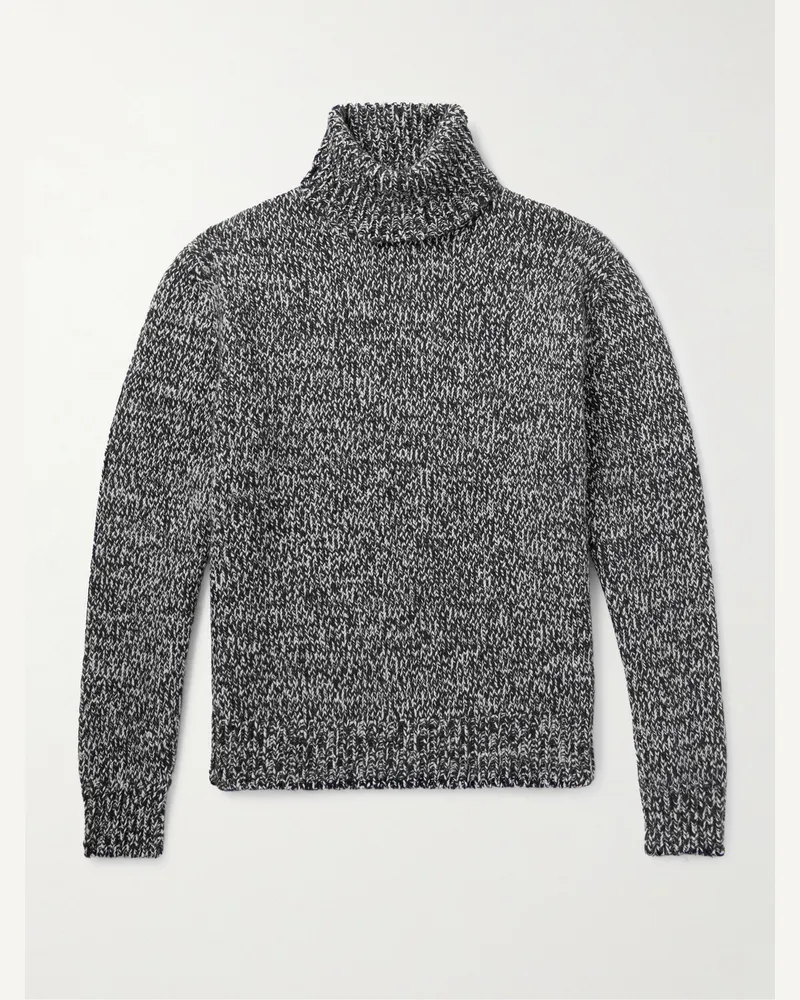 Loro Piana Alagana Rollkragenpullover aus einer Kaschmirmischung Schwarz