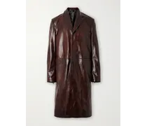 Mantel aus Leder