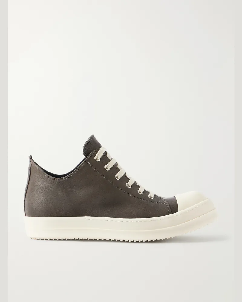 Rick Owens Ramones Sneakers Leather Sneakers Brown