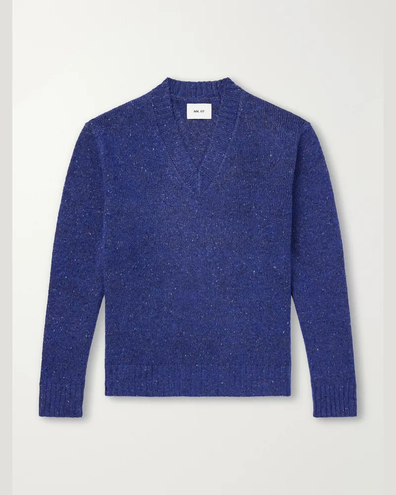 NN 07 Flint Wool-Blend Sweater Blue