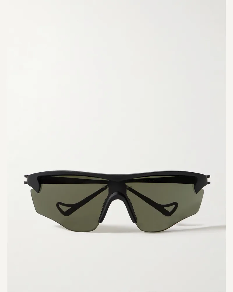 District Vision Junya Racer Sonnenbrille mit D-Rahmen aus Polycarbonat Schwarz