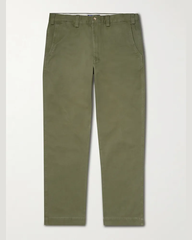 Ralph Lauren Salinger Straight-Leg Cotton-Twill Chinos Green