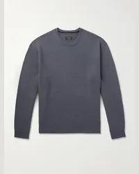 Rag & Bone Downing Pullover aus gebürstetem Kaschmir Blau