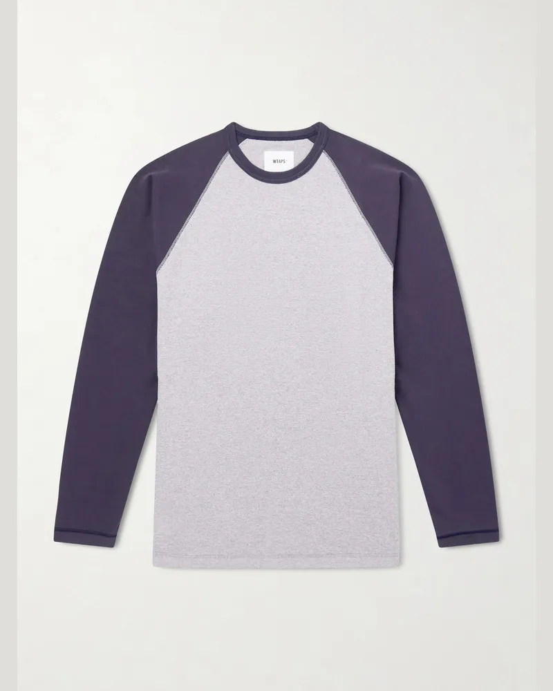 WTAPS Ian Cotton-Jersey T-Shirt Gray