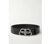 3.5cm Logo-Embellished Leather Belt