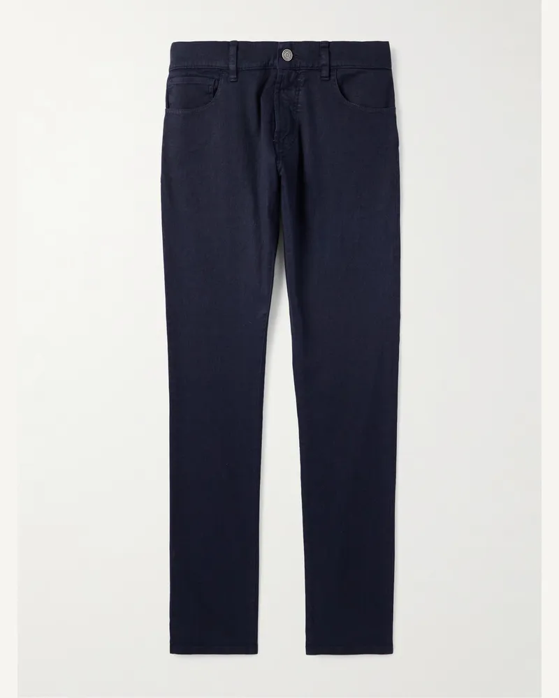 Ralph Lauren Schmal geschnittene Jeans aus Stretch-Denim Blau