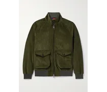G9 AF Harrington-Jacke aus Baumwollcord