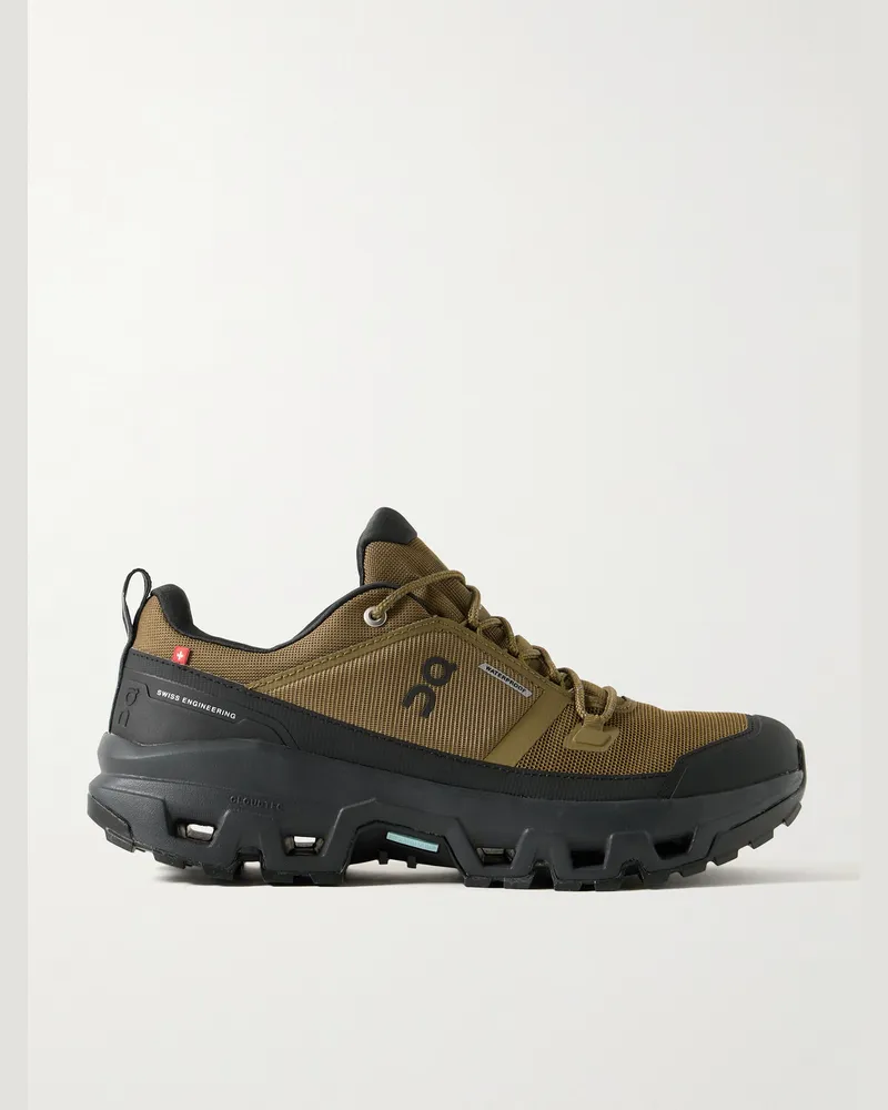 ON Cloudrock Trail-Sneakers aus Mesh mit Gummibesatz Grün