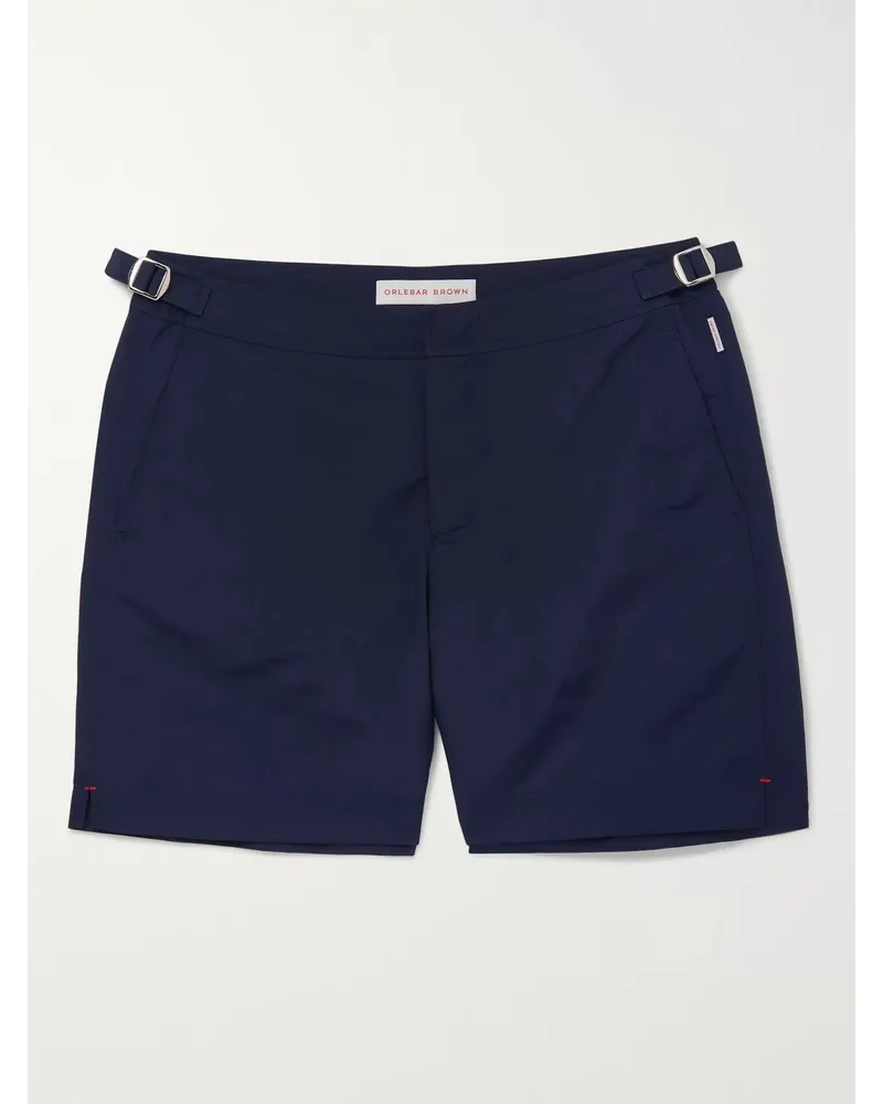 Orlebar Brown Bulldog mittellange Badeshorts Blau
