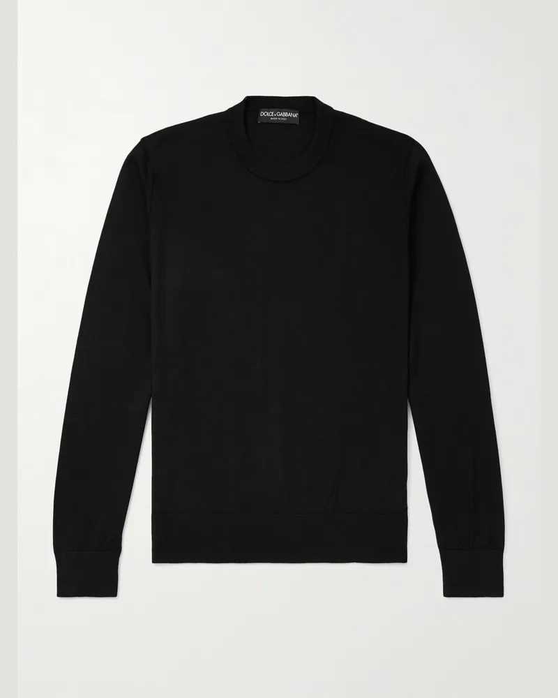 Dolce & Gabbana Pullover aus Kaschmir Schwarz