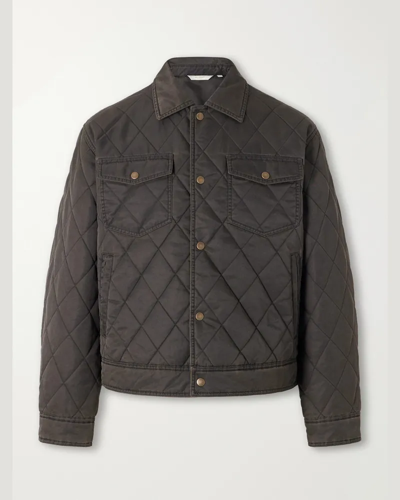 Aimé Leon Dore Quilted Shell Blouson Jacket Green