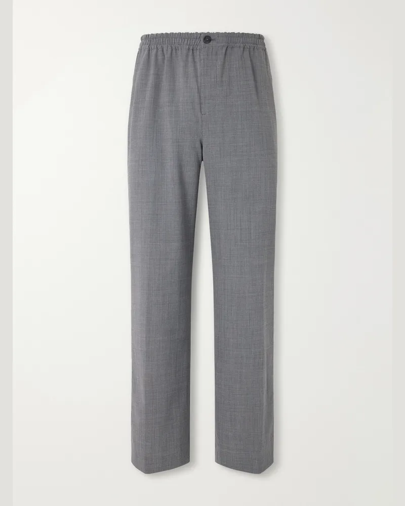 Aimé Leon Dore Straight-Leg Houndstooth Trousers Gray
