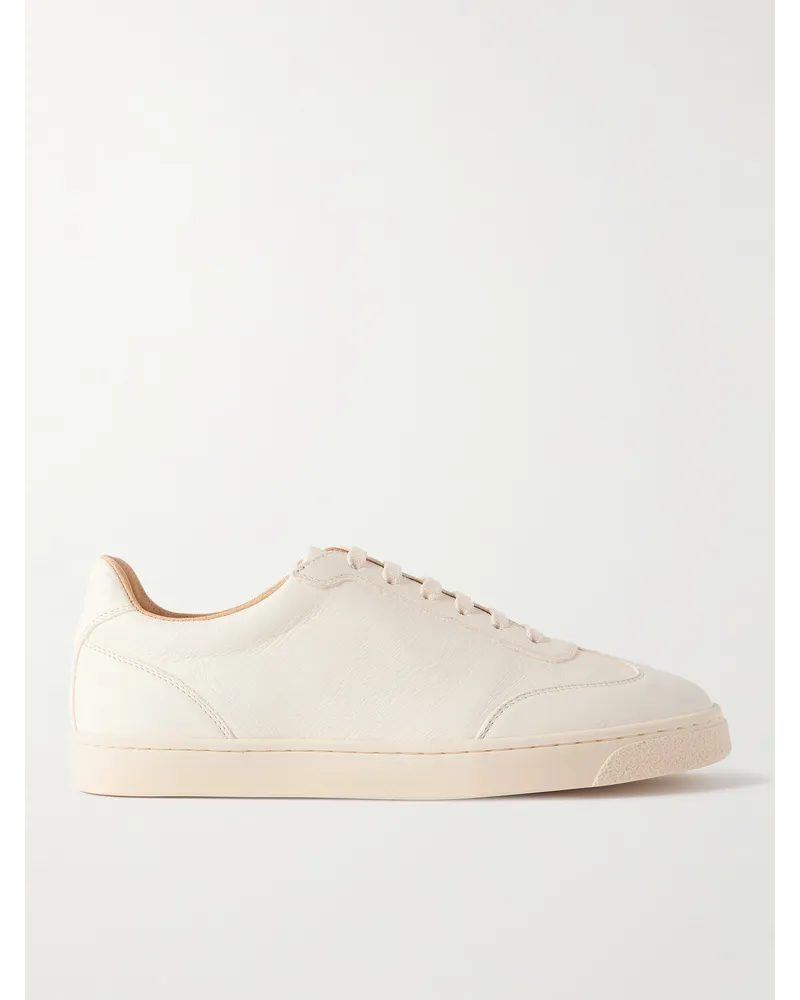 Brunello Cucinelli Sneakers aus Leder Neutral