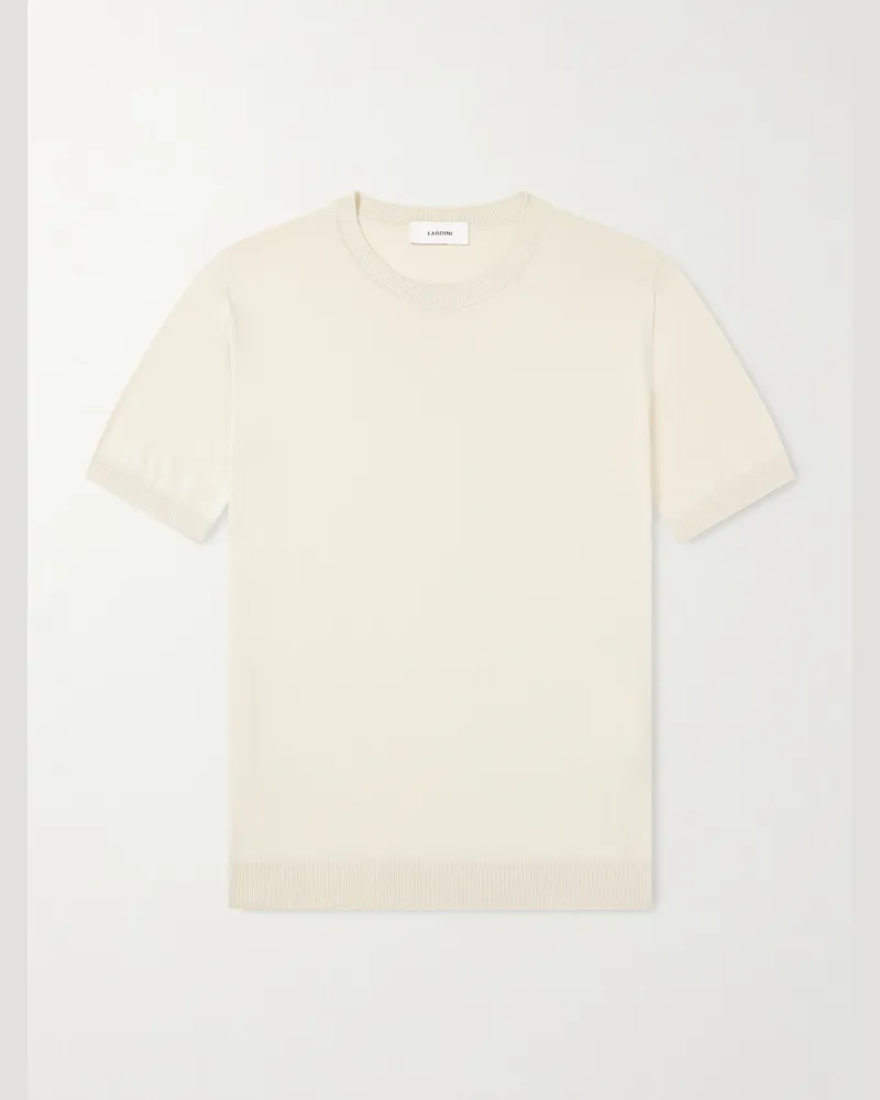 LARDINI Pullover aus Seide Neutral