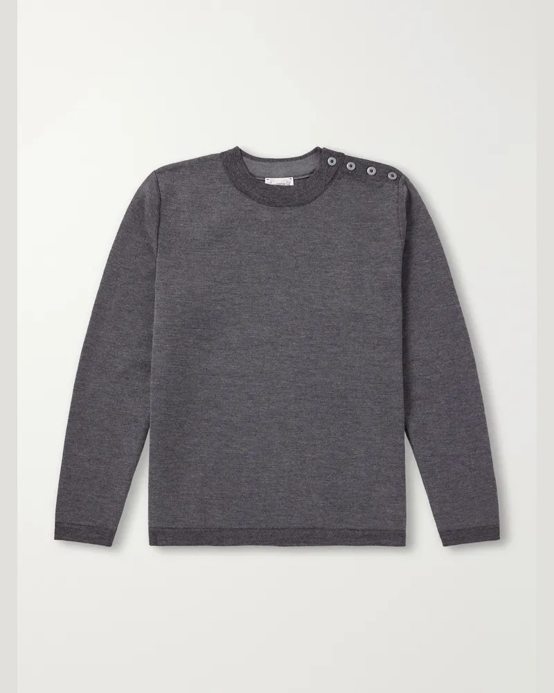 S.N.S Herning Naval Virgin Wool Sweater Gray