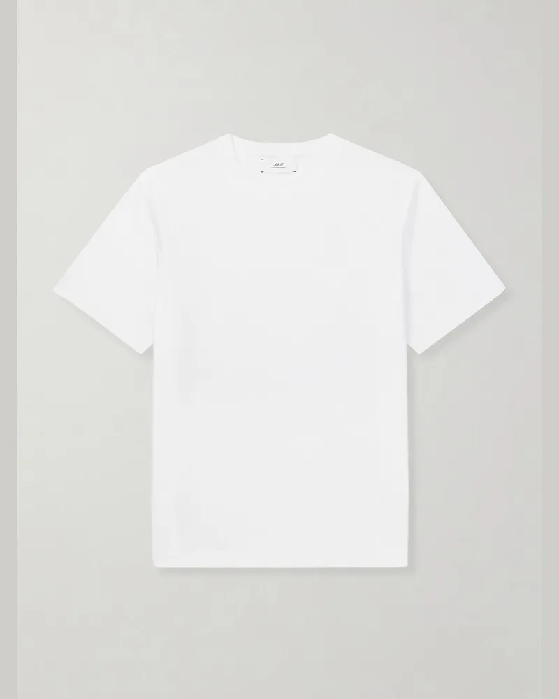 MR P. Organic Cotton-Jersey T-Shirt White