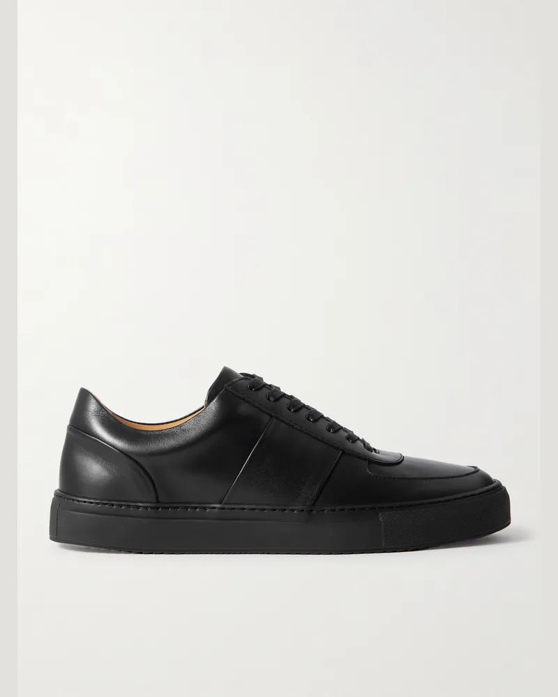 MR P. Larry Sneakers aus Leder Schwarz