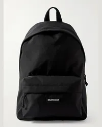 Balenciaga Explorer Rucksack aus Canvas Schwarz