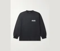 Oversized Logo-Print Cotton-Jersey T-Shirt