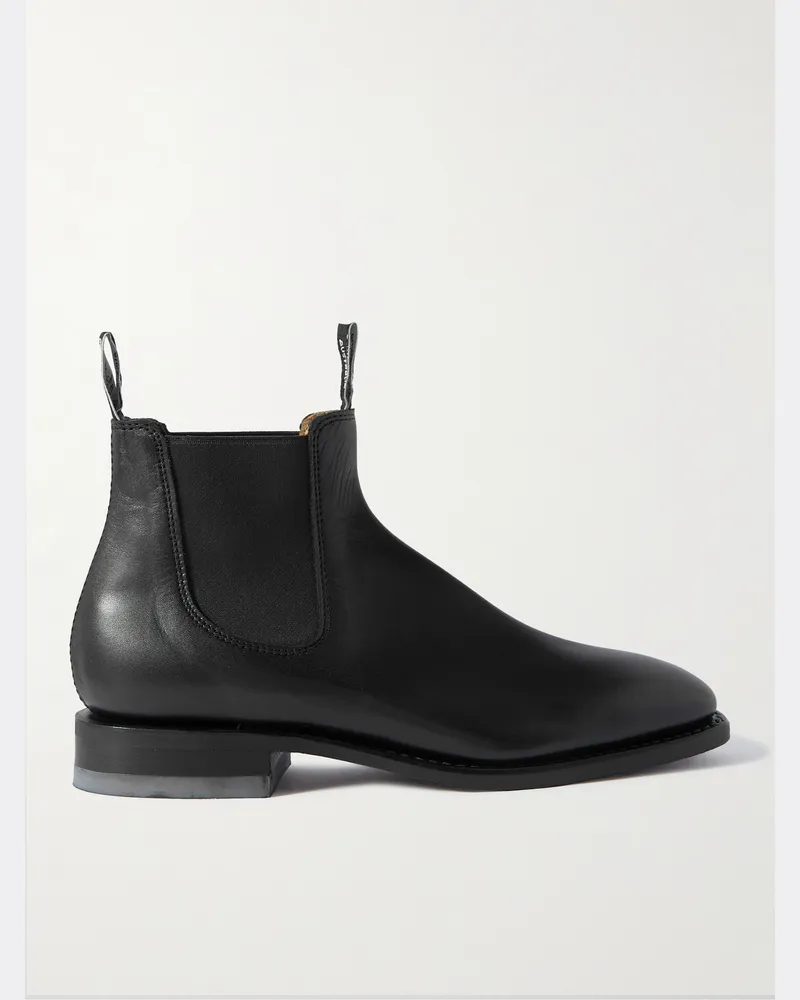 R.M.Williams Comfort Craftsman Leather Chelsea Boots Black