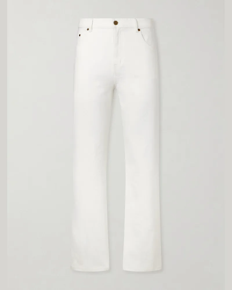 Gabriela Hearst Rey Straight-Leg Jeans White