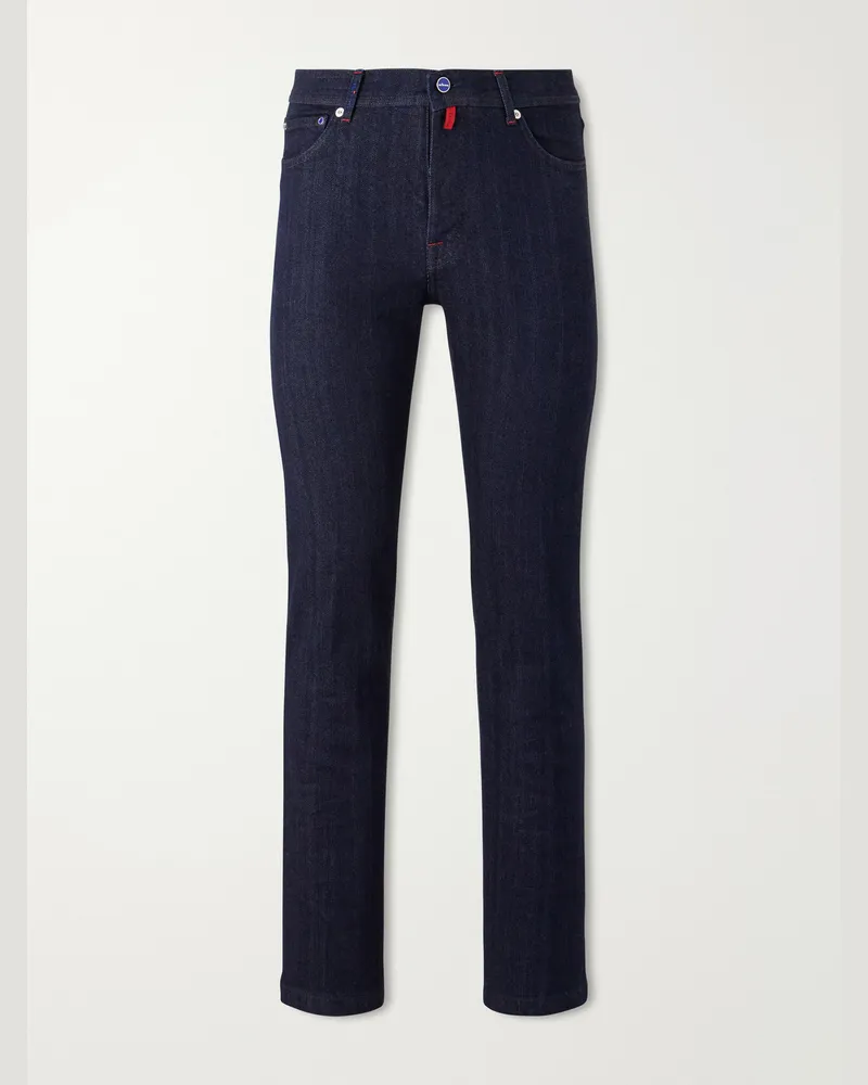 Kiton Straight-Leg Jeans Black