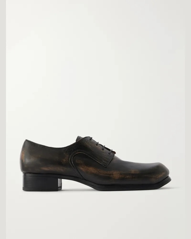 Maison Margiela Float Leather Oxford Shoes Black
