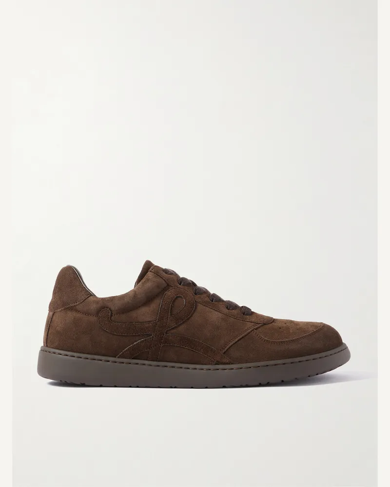 Loewe Jambo Sneakers aus Veloursleder Braun