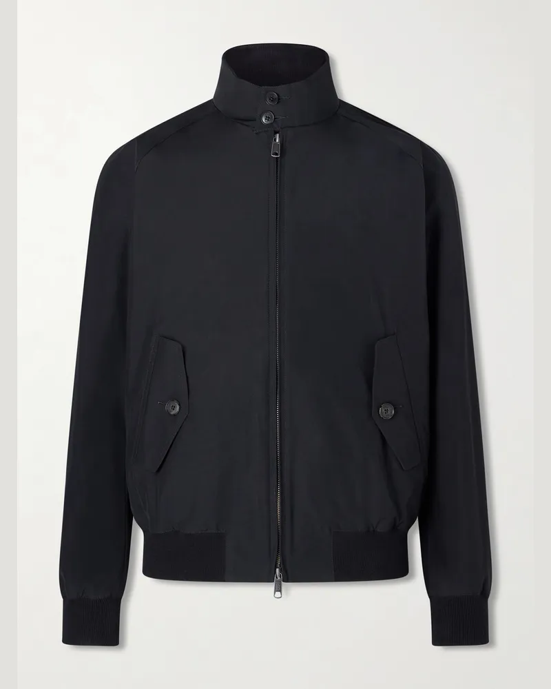 Baracuta G9 Harrington-Jacke aus Shell Schwarz