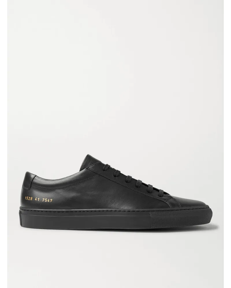 Common Projects Original Achilles Sneakers aus Leder Schwarz