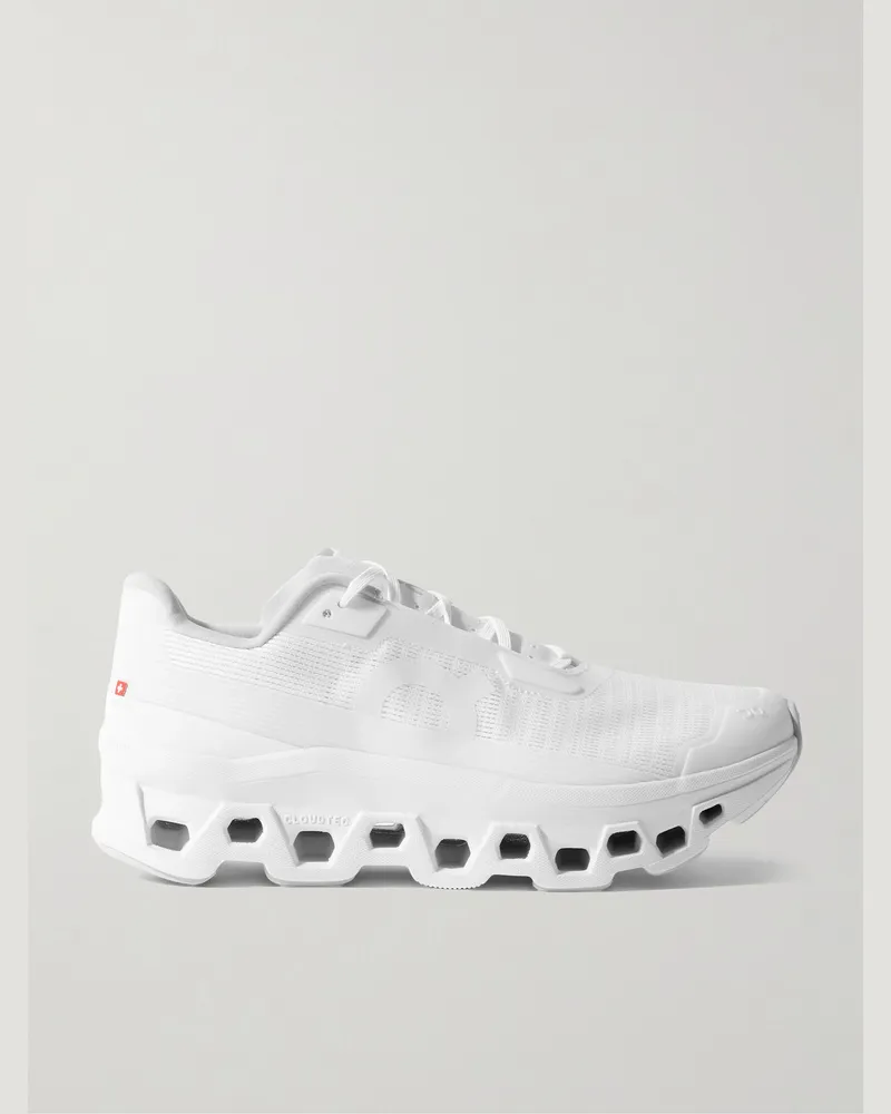 ON Cloudmster Void Laufschuhe aus Mesh mit Gummibesatz Weiß