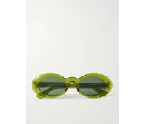 Oyster Eye Sonnenbrille mit rundem Rahmen aus Azetat