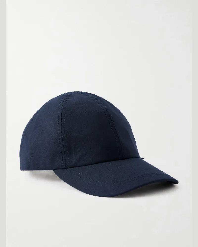Paul Smith Baseballkappe aus Woll-Twill Blau