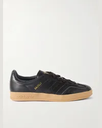 adidas Gazelle Indoor Sneakers aus Leder Schwarz