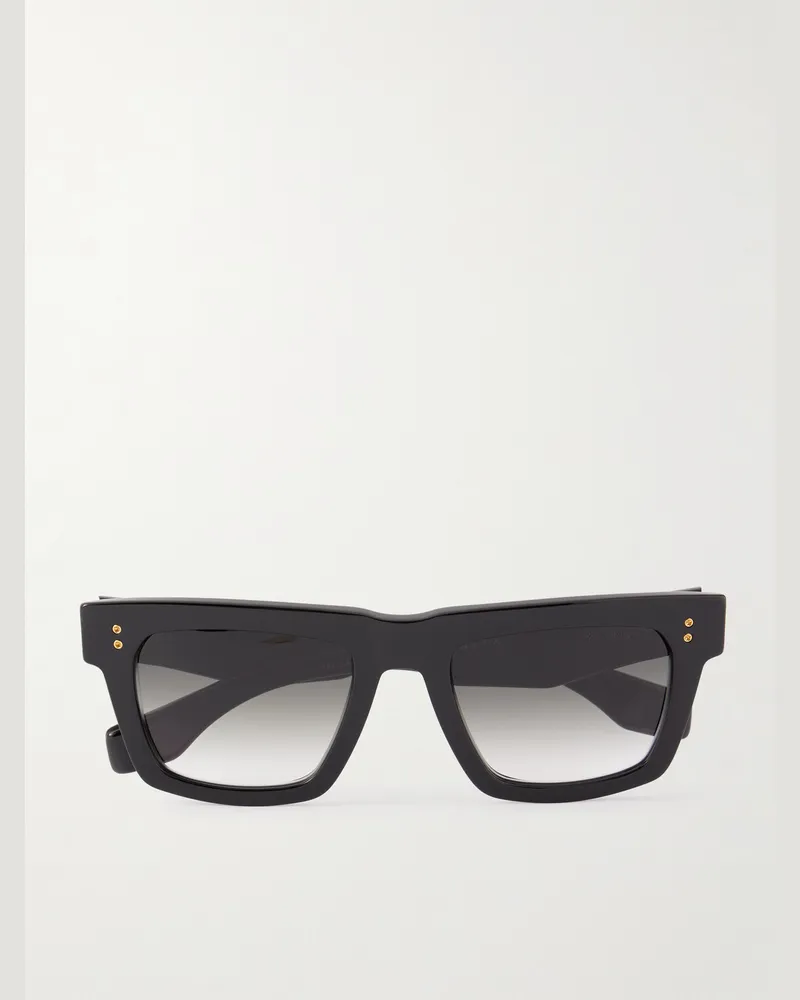 DITA Mastrix Sonnenbrille mit eckigem Rahmen aus Azetat Schwarz