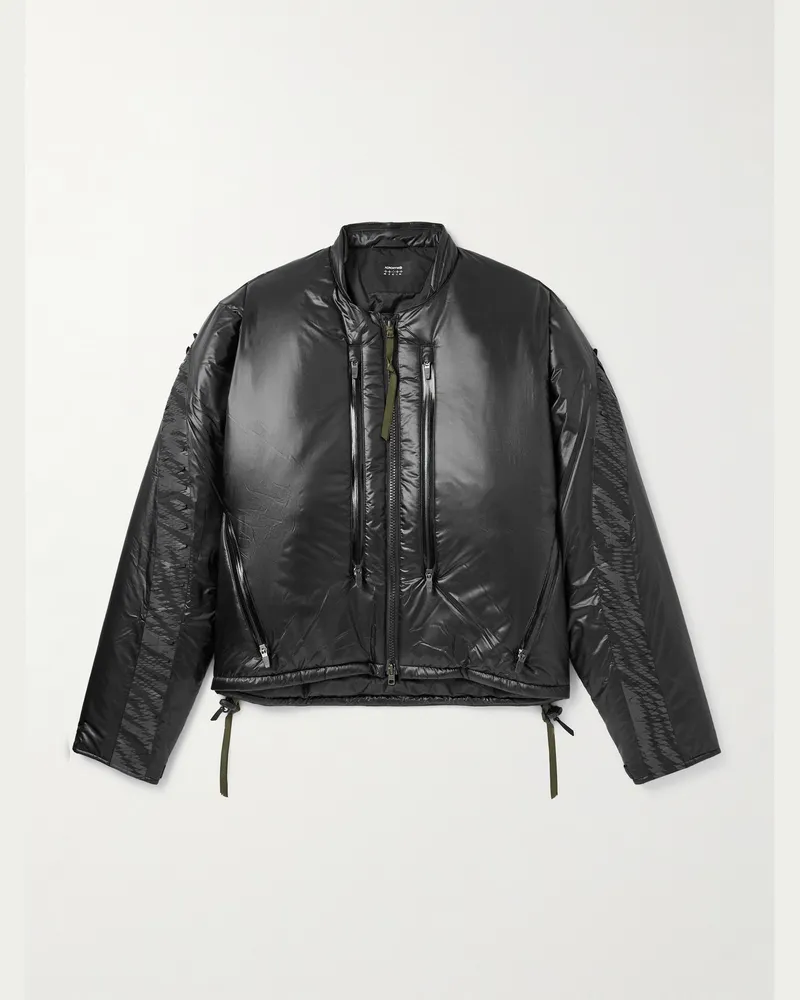 ACRONYM J14-PX wattierte Bomberjacke aus beschichtetem Shell Schwarz