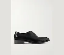 Whole-Cut-Oxford-Schuhe aus Glanzleder