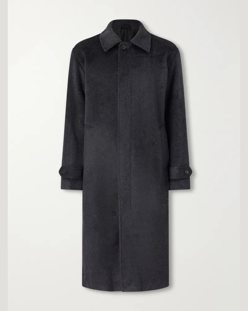 NN 07 Gibson 80040 Brushed Wool-Blend Flannel Coat Gray