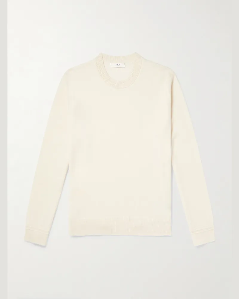 MR P. Curtis Pullover aus Kaschmir Neutral