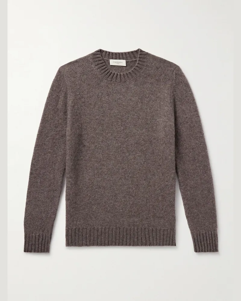 PIACENZA 1733 Cashmere-Blend Sweater Brown