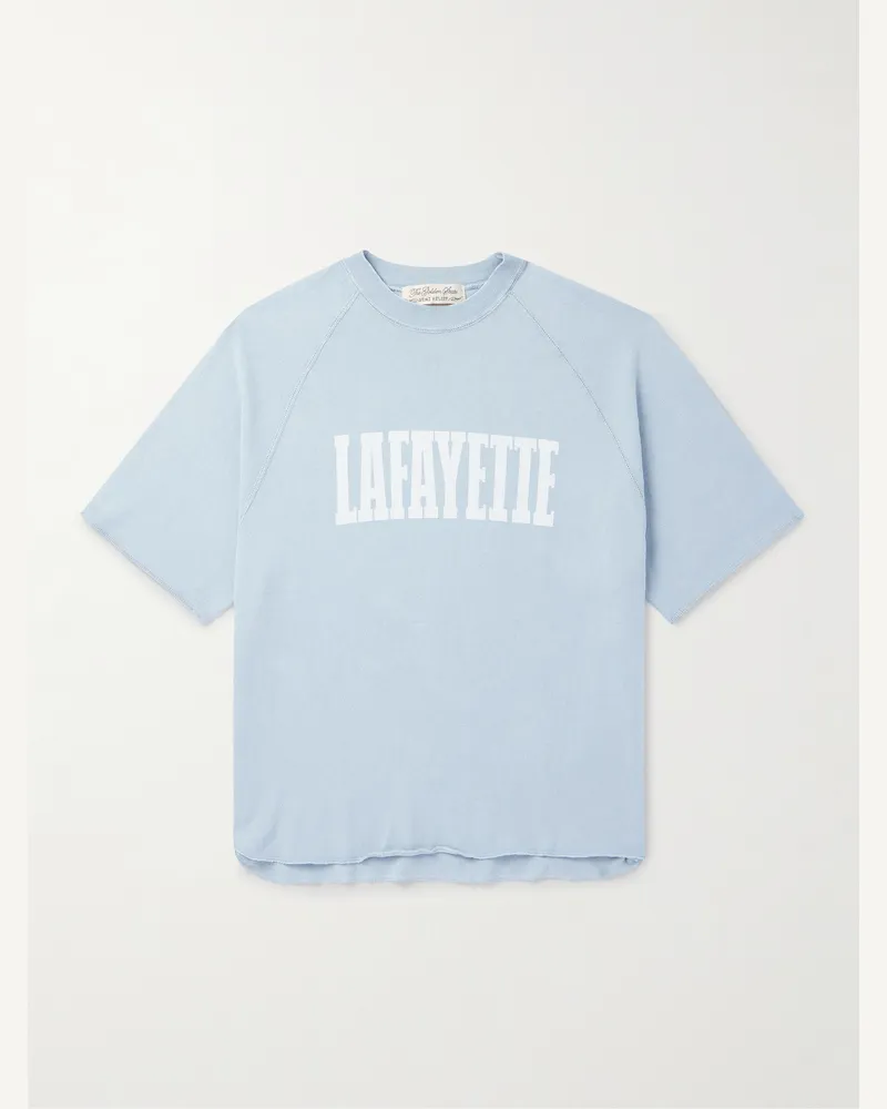 Remi Relief Lafayette T-Shirt aus Baumwoll-Jersey Blau