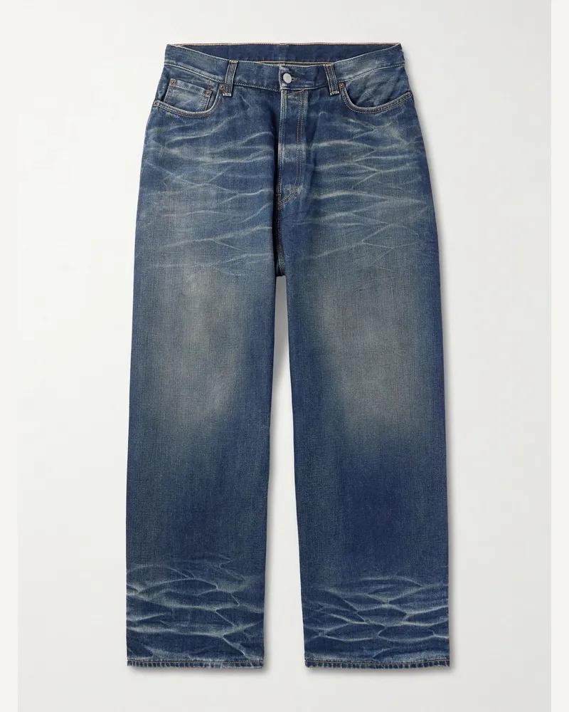 Acne Studios 2023M weit geschnittene Jeans aus Bio-Denim Blau