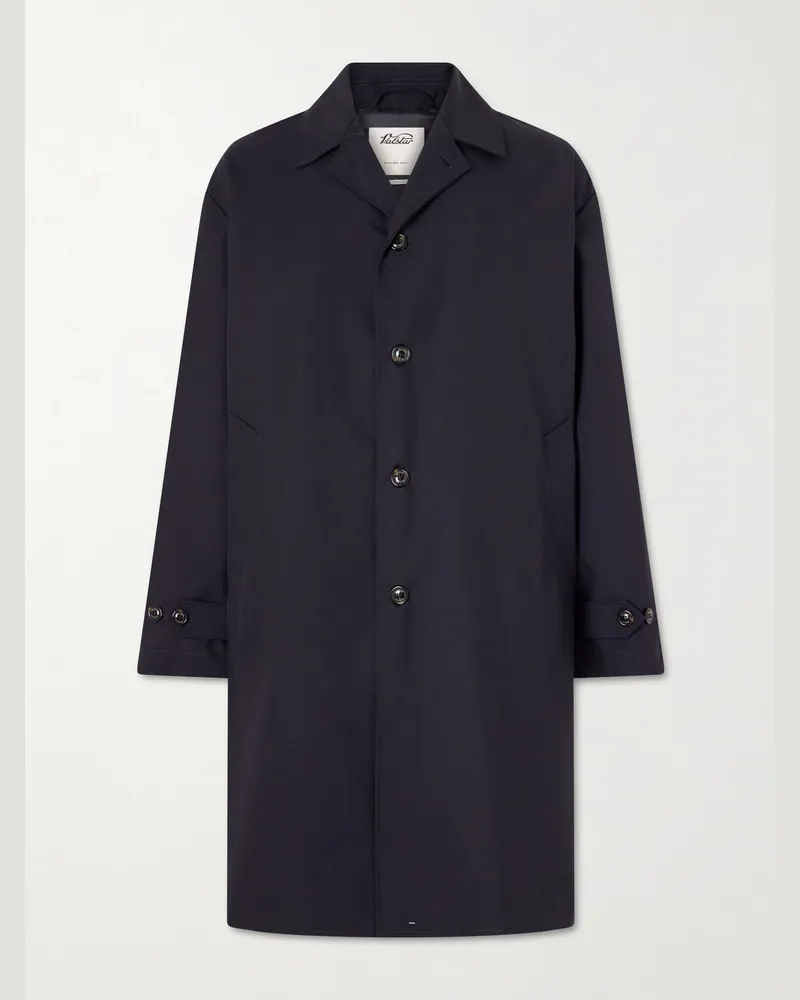 Valstar Wool Trench Coat Blue