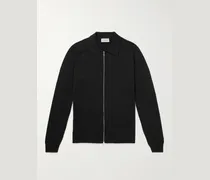 Alston Slim-Fit Merino Wool Zip-Up Cardigan